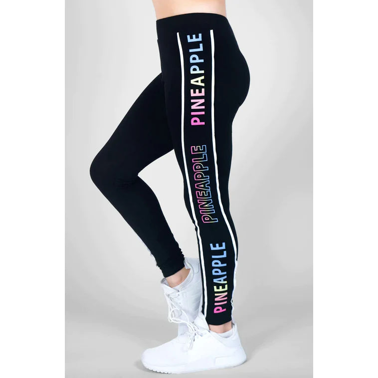Logo Panel Legging PT1779CA1 Pineapple TUTU DANCEWEAR