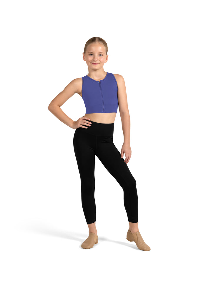 Zip Front Crop Top Bloch - CZ4245