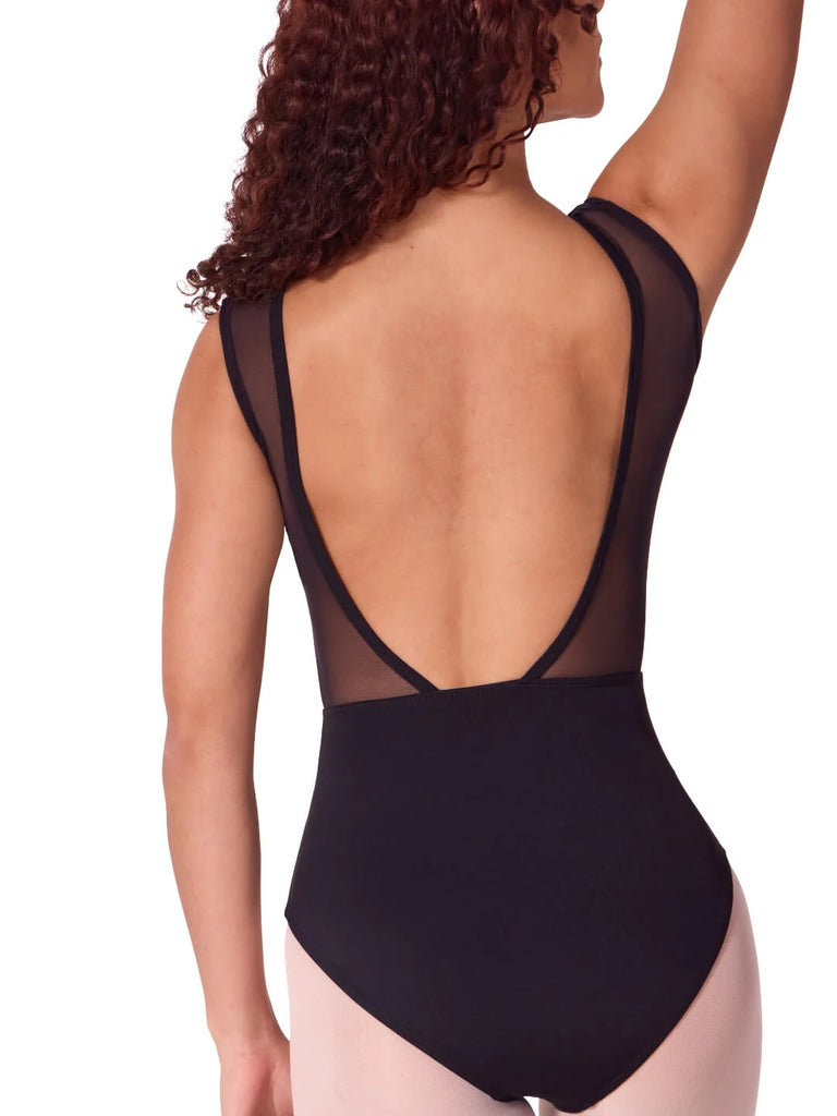 Asymmetrical Boat Neck Leotard Capezio - EL106W