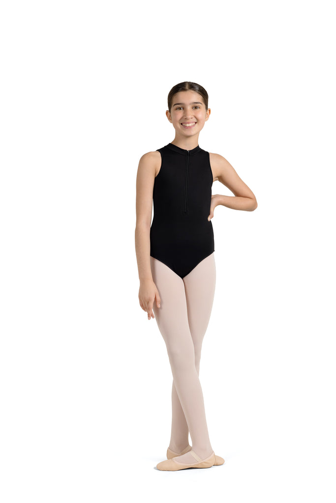 Zip Front Tank Leotard Mirella - M489C