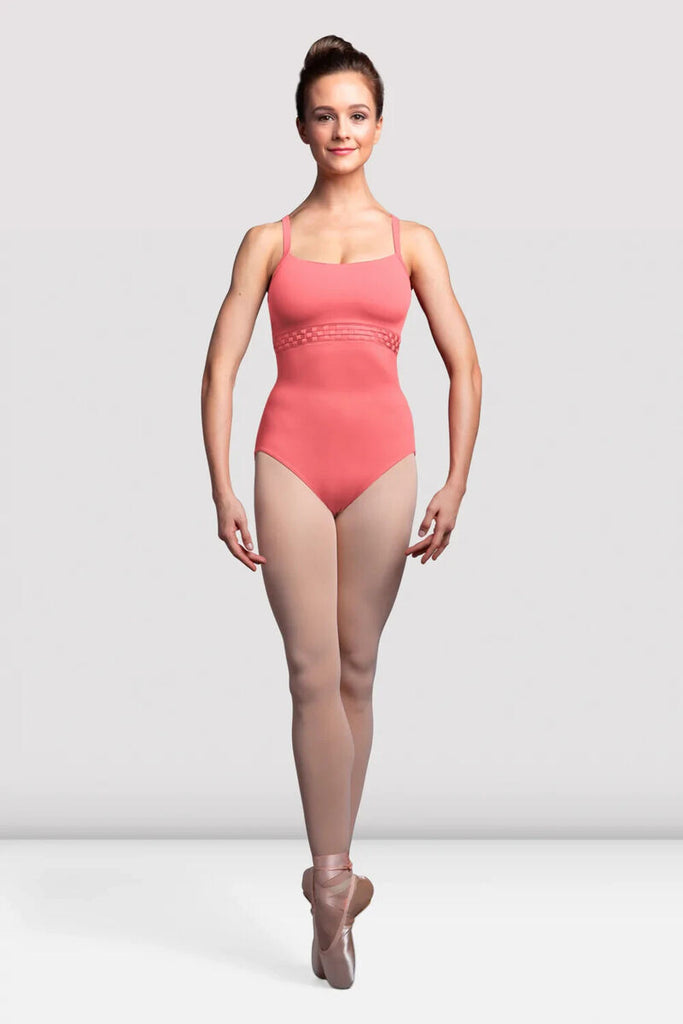 Adults Miro Weave Trim Camisole Leotard - L3597