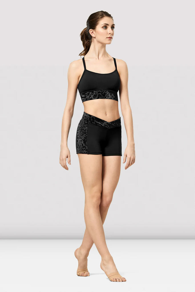 Adults Avianna Scoop Neck Print Mesh Top - FT5262
