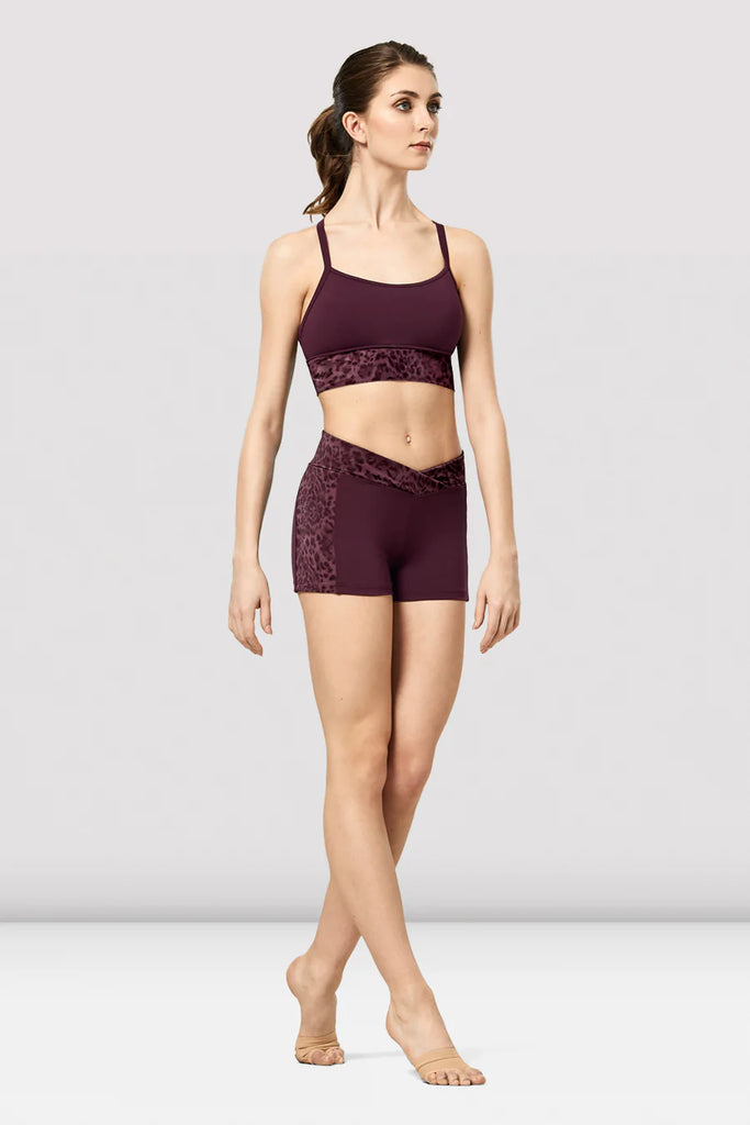 Adults Avianna Scoop Neck Print Mesh Top - FT5262