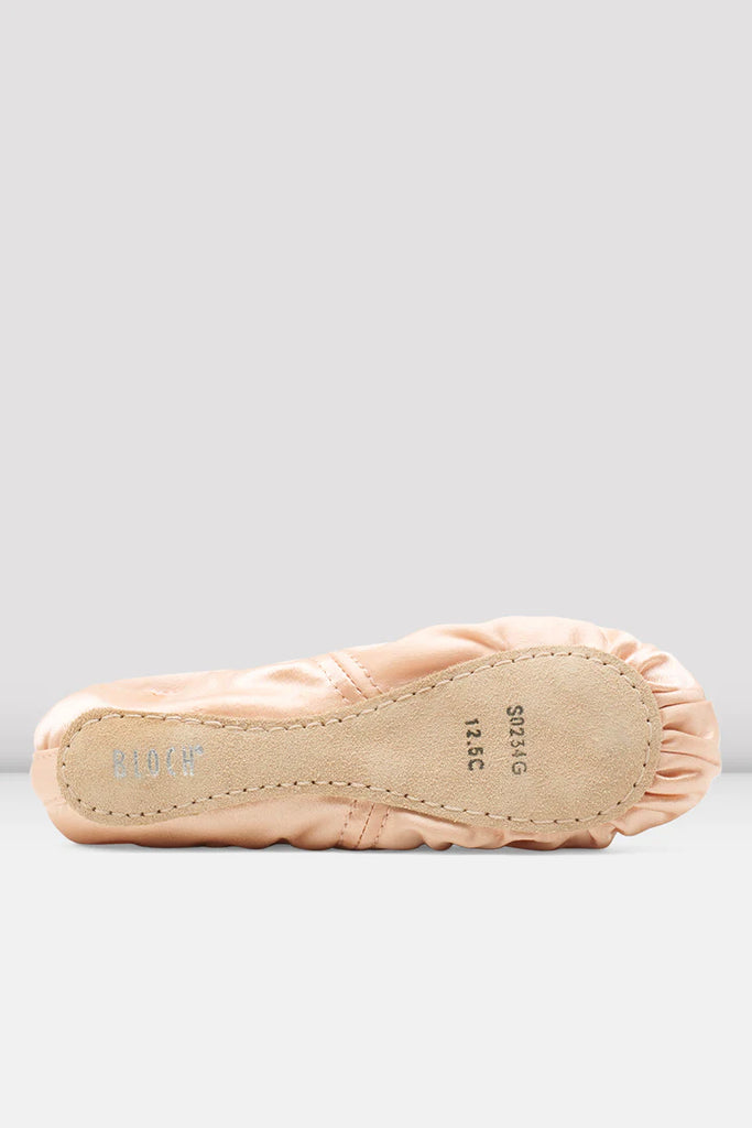 Childs Stretch Satin Ballet Slipper C - S0234G