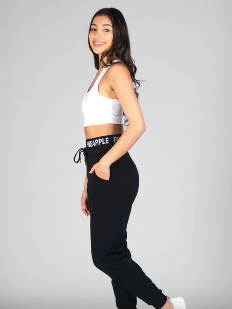 Adults White Mesh Panel Crop Top