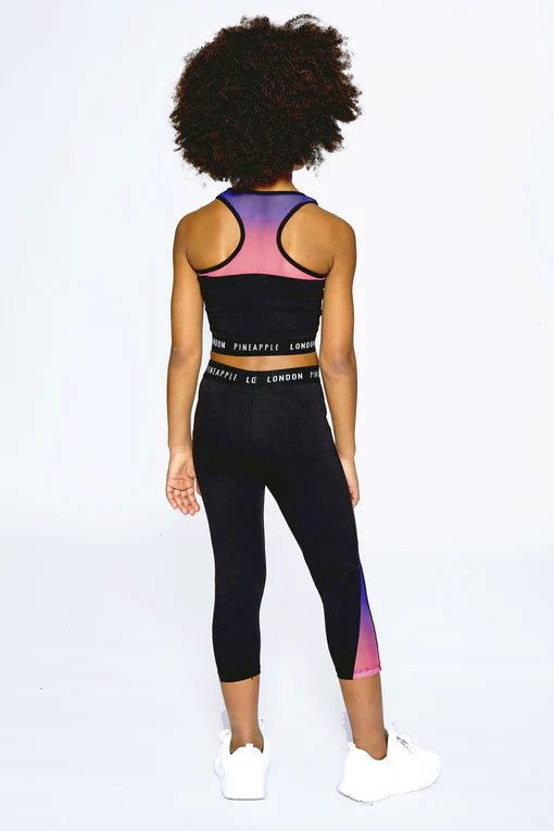 Ombre Mesh Panel Crop Legging - PT1757CA1