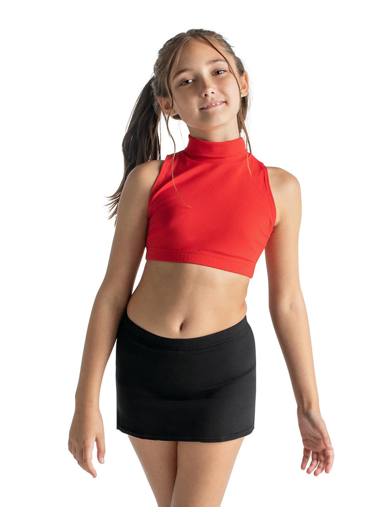 Mock Neck Crop Top TB261